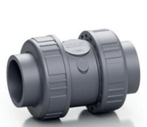 PVC - U Double Union Check Valve - Solvent Weld | High - Quality Pipe Fitting - H2O Warehouse